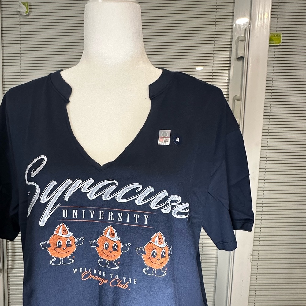 Hollister Navy Blue Syracuse University Women's Tee - Picture 2 of 6